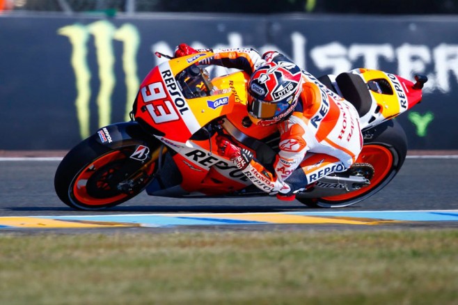 Marc Marquez FP2 Le Mans 2013