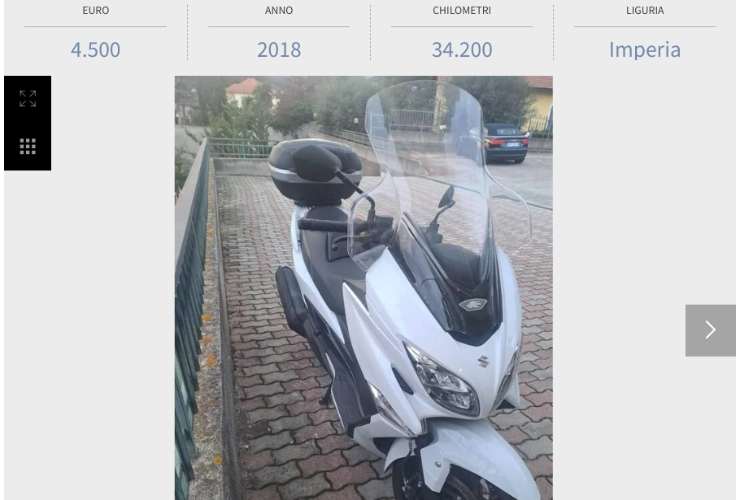 Burgman 400, lo scooter giapponese a prezzo scontato