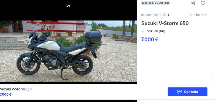 Suzuki V-Storm prezzo da favola