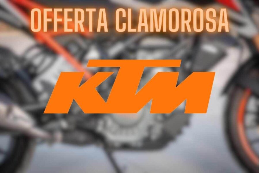 KTM a prezzo ridotto, che occasione ora