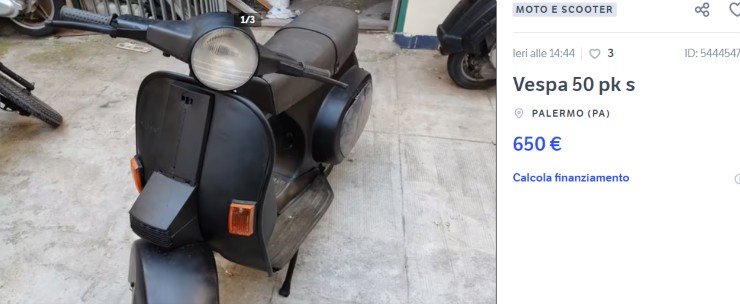 Vespa moto usata scooter occasione costo 1000 Euro