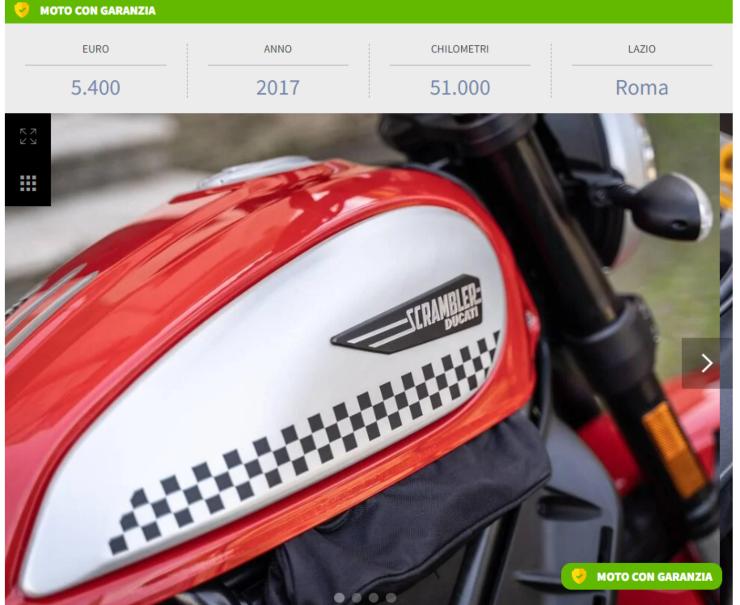 Ducati Scrambler Icon moto usata occasione