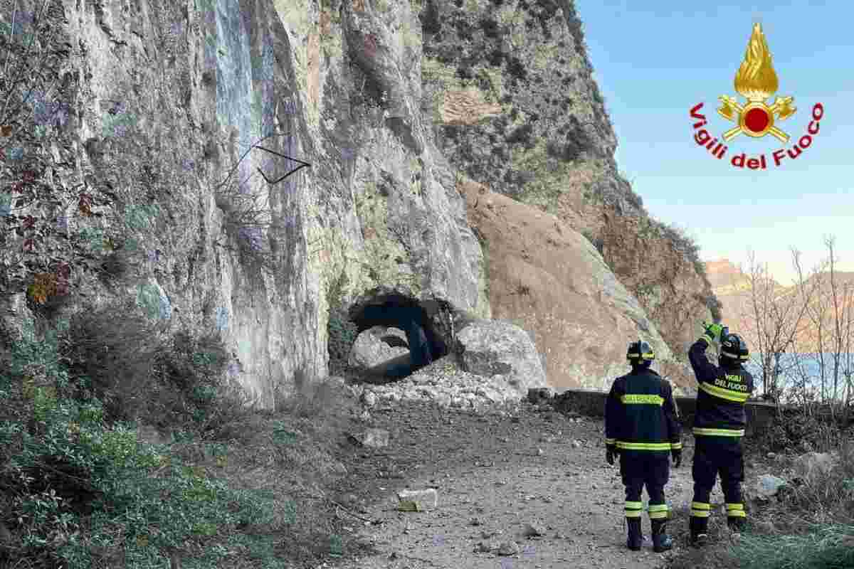 Frana alla Forra, chiusa la nota strada