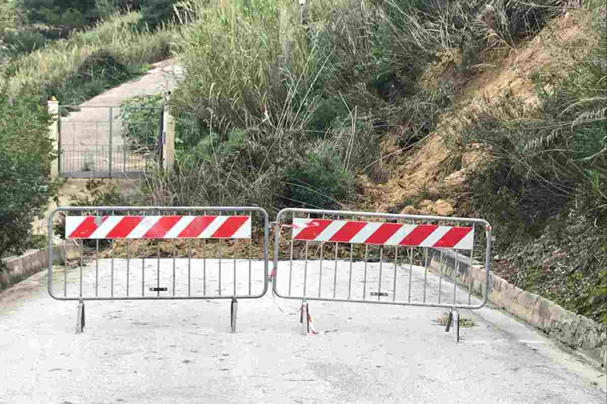 Chiusa la nota strada ai motociclisti