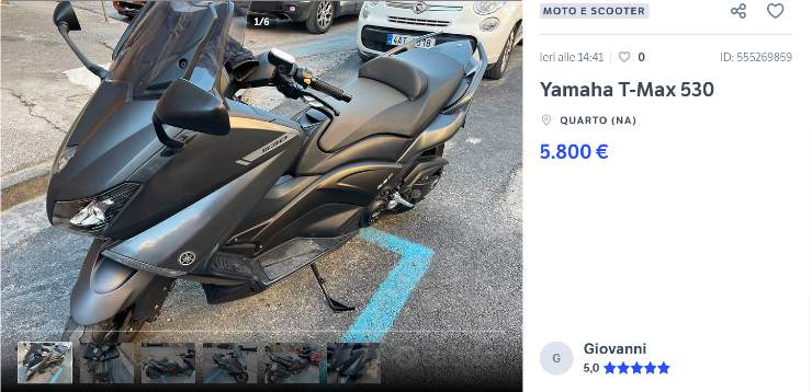 Yamaha T-Max sconto offerta