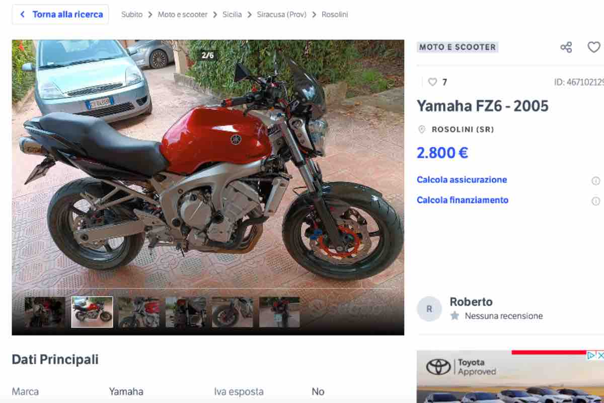 Yamaha offerta vendita