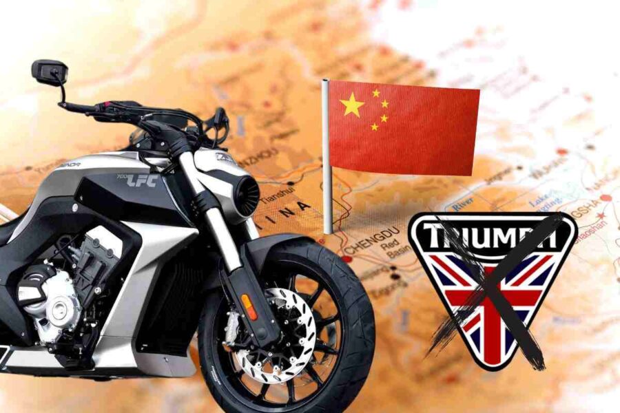 Moto cinese copia della Triumph