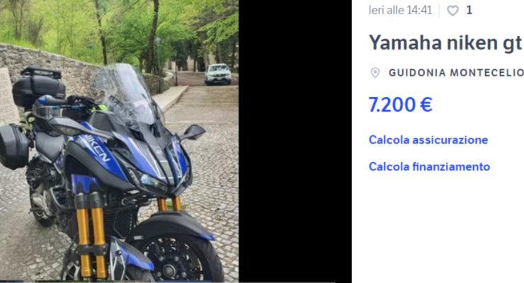 Yamaha Niken GT occasione moto usata