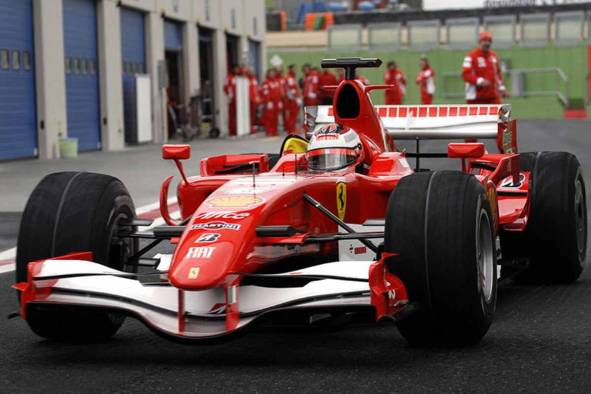 La Ferrari F2007 di Raikkonen