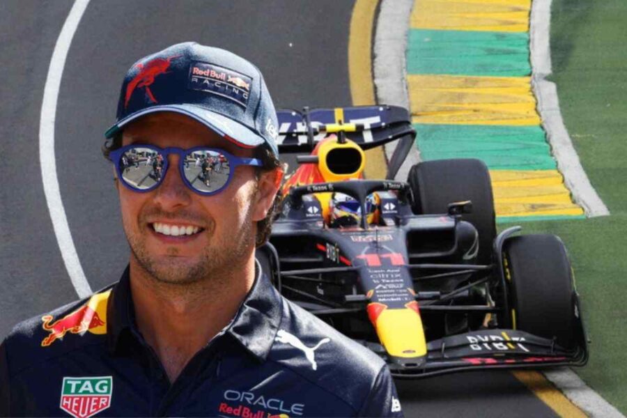 Il pilota Red Bull Sergio Perez