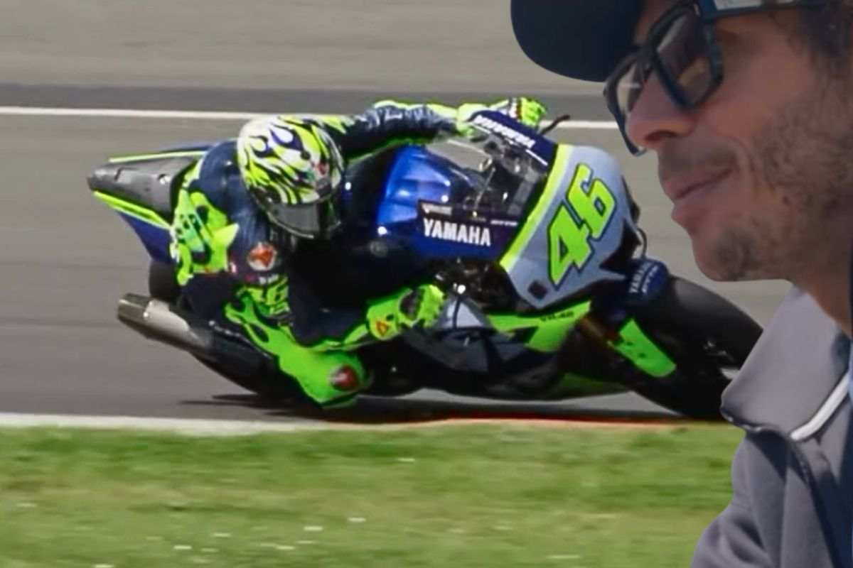 Il pilota Valentino Rossi