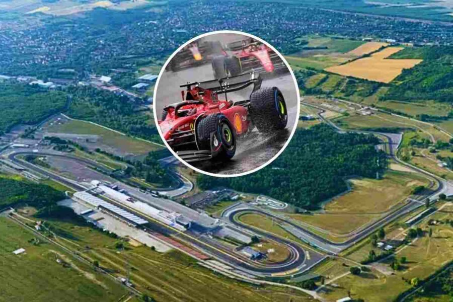 Il tracciato dell'Hungaroring in Ungheria