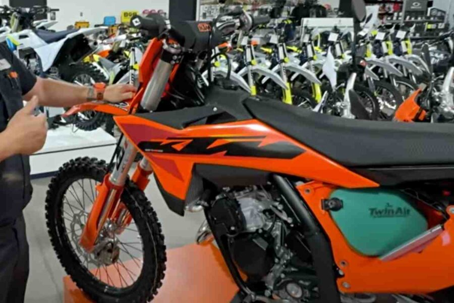 KTM nuovo modello di moto