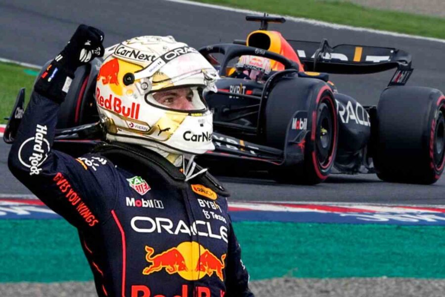 La Red Bull di Max Verstappen