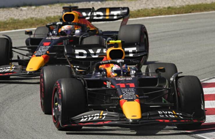 Le due Red Bull in pista