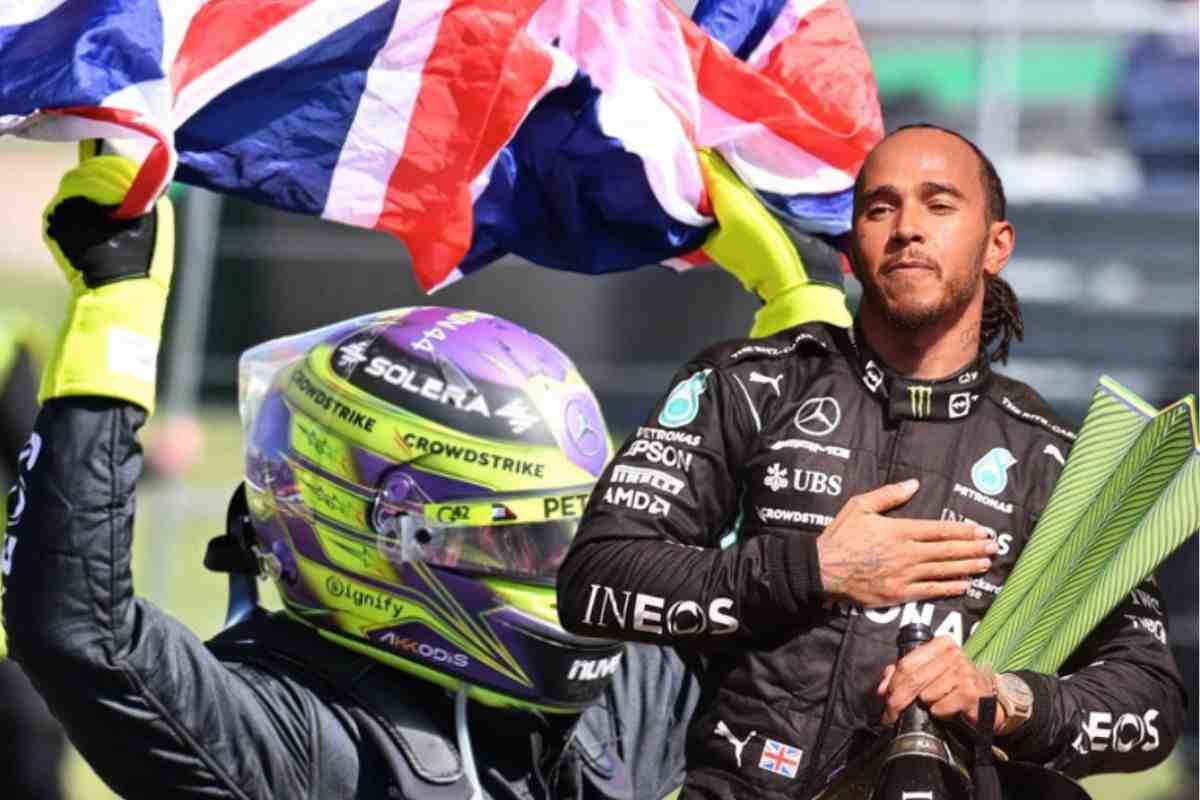 Lewis Hamilton in trionfo