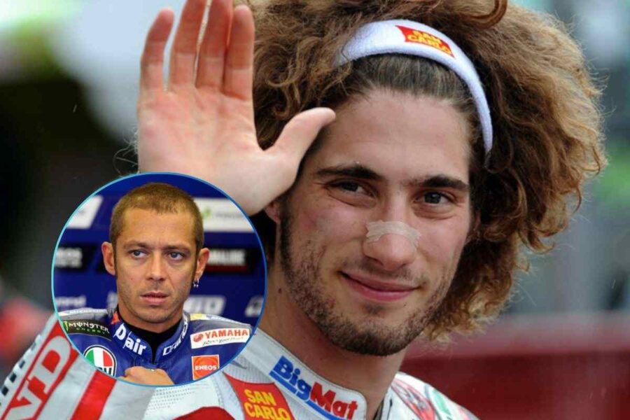 Marco Simoncelli e Valentino Rossi