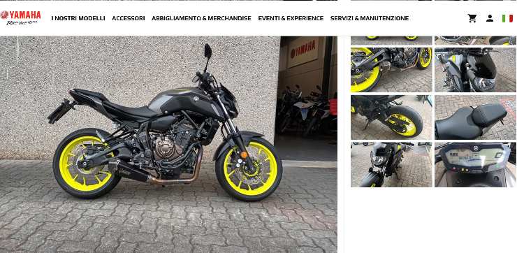 Yamaha MT-07 prezzo e dettagli