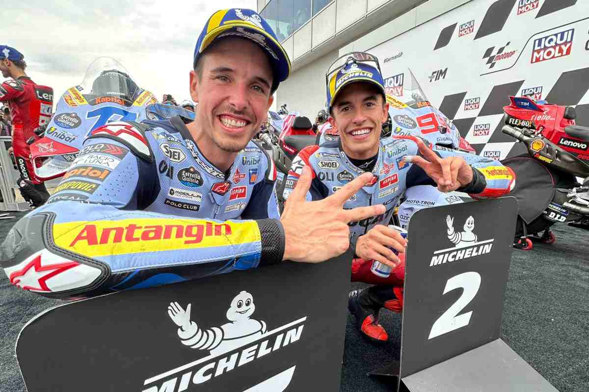 Fermin al Team Gresini con Alex Marquez