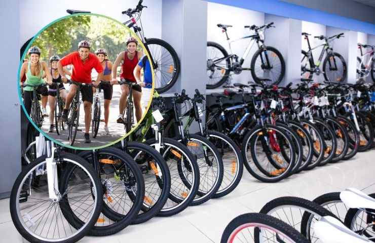 Bici messe in vendita