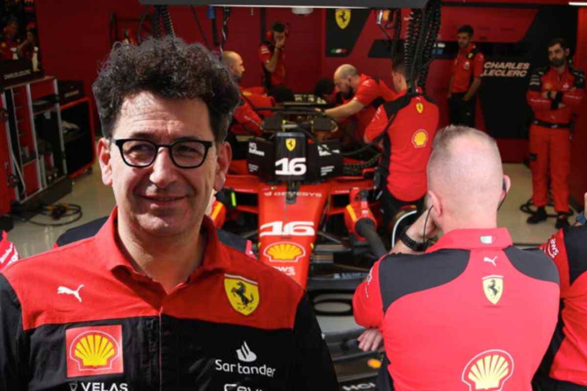 Il box della Ferrari