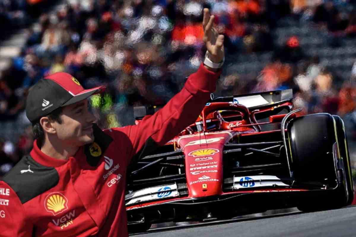 Il pilota Charles Leclerc