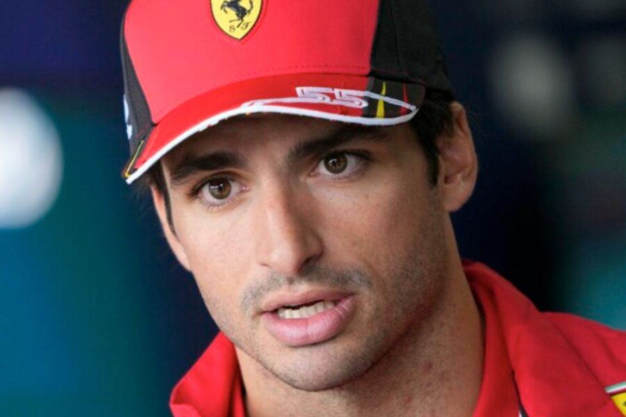 Il pilota Ferrari Carlos Sainz