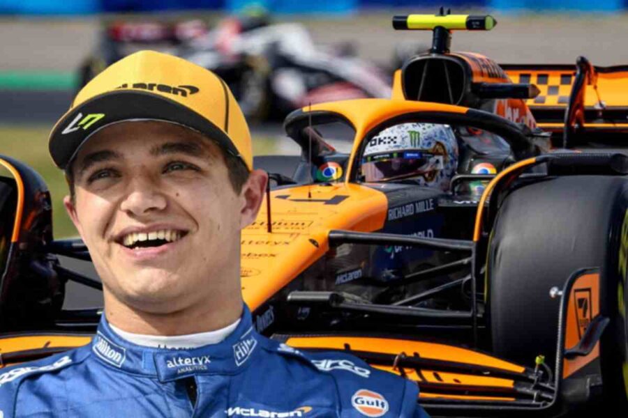 Il pilota McLaren Lando Norris