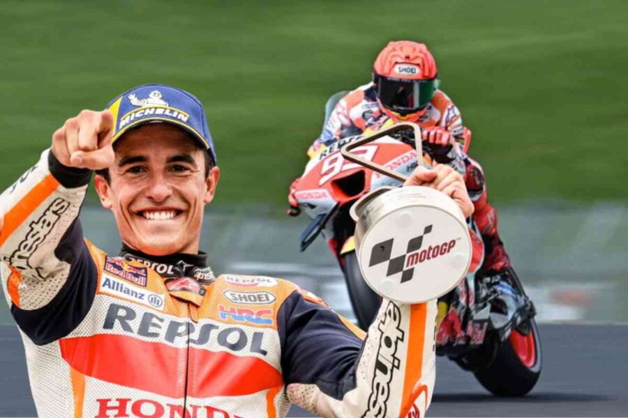 Marc Marquez al trionfo con la Honda