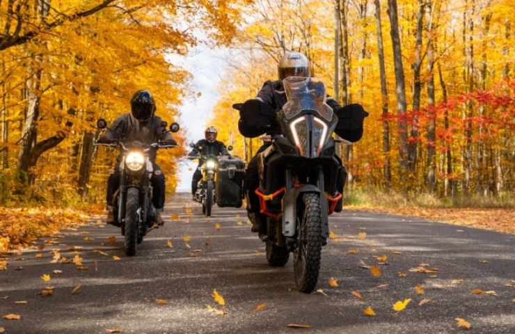 Benefici viaggiare moto stress