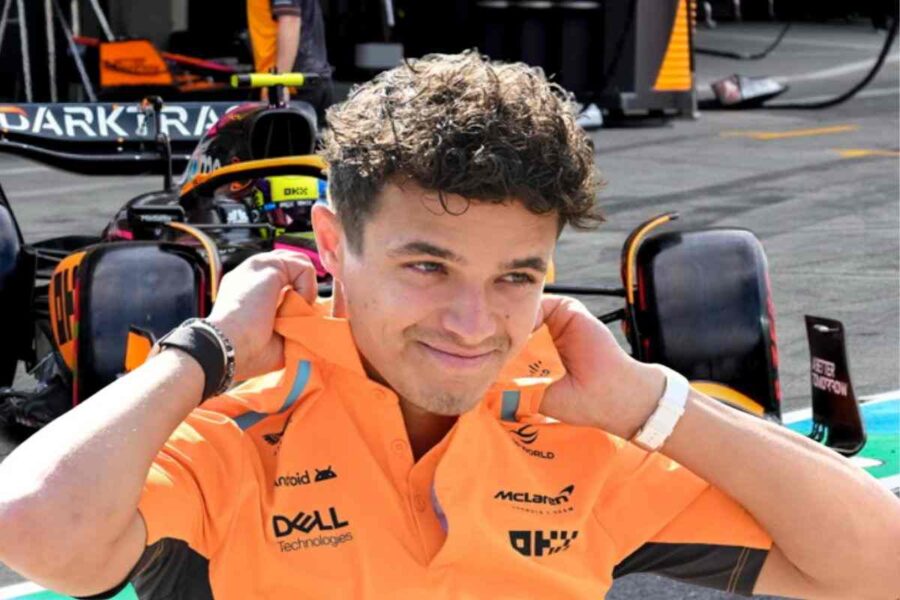 Il pilota McLaren Lando Norris