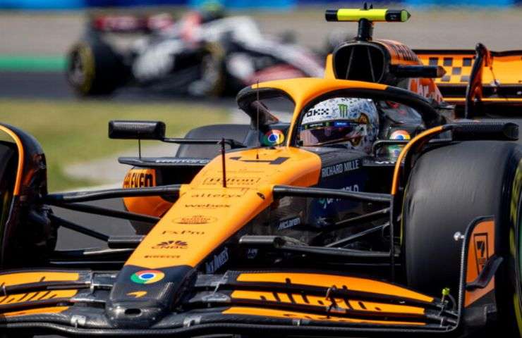 La McLaren di Norris