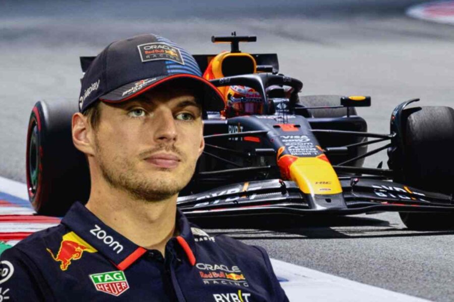 Max Verstappen a bordo della sua Red Bull