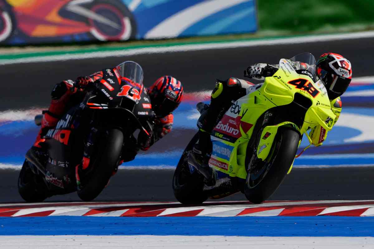 Annuncio pilota MotoGP commovente